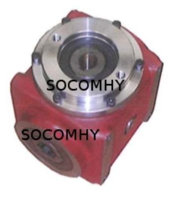 boitier de réducteur de tapis d'épandeur 75 CV