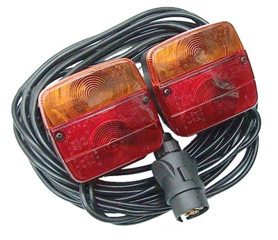 Kit de Lampe magnétique, orange et rouge pour tracteur